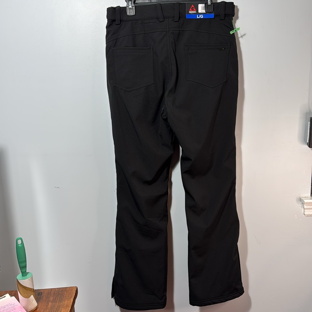 Gerry Pants Black Ski Fleece Lined‎ in Size L NWT - Picture 8 of 16